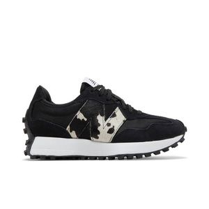 NEW BALANCE •  327 sneakers • Cow Print/Black Lemonade• Size 5.5